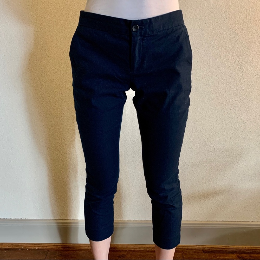 Banana Republic Navy Blue Hampton Fit 3/4 pants
